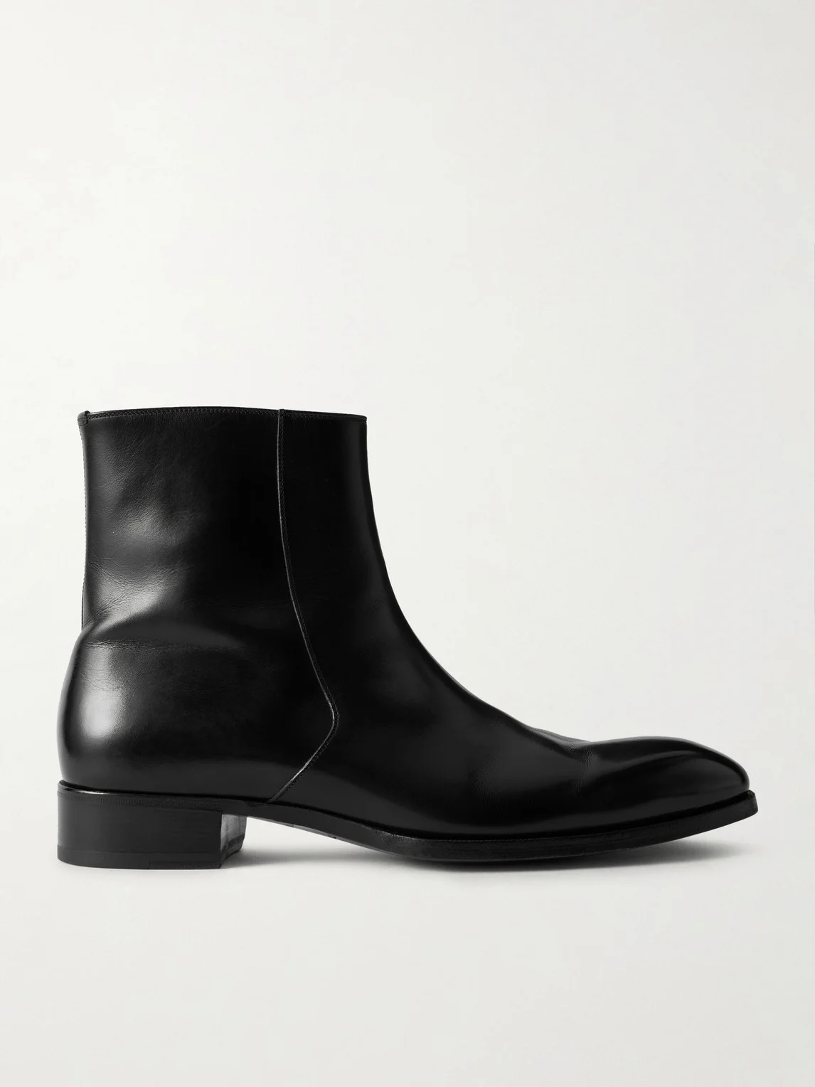 Elkan Burnished-Leather Chelsea Boots - 1