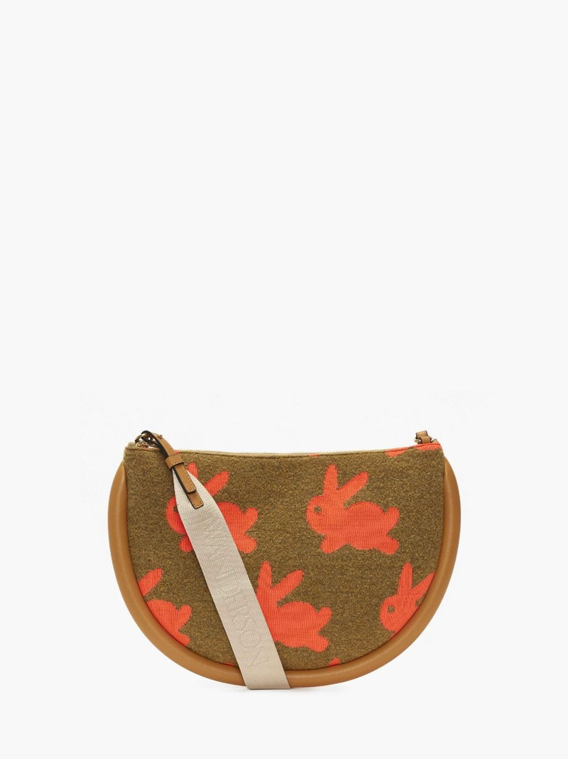 MEDIUM BUMPER-MOON - WOOL CROSSBODY BAG 1