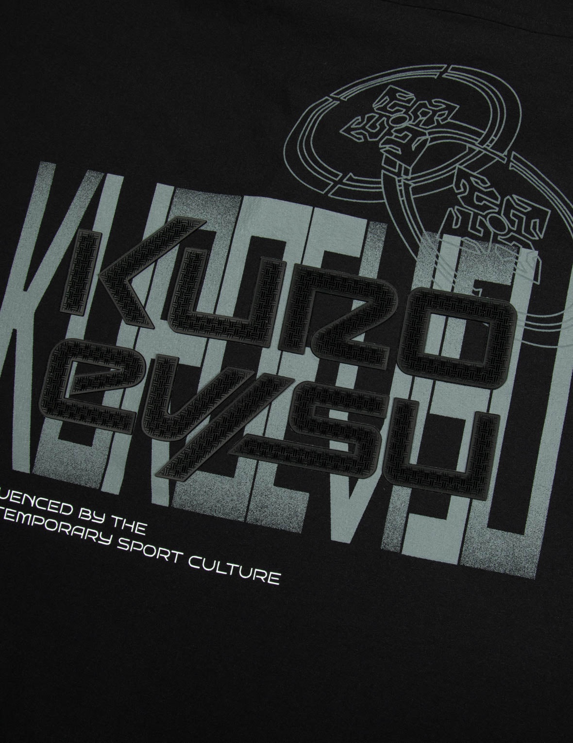 Logo and Kamon Print Regular Fit Shirt Jacket with Detachable Hood - 9
