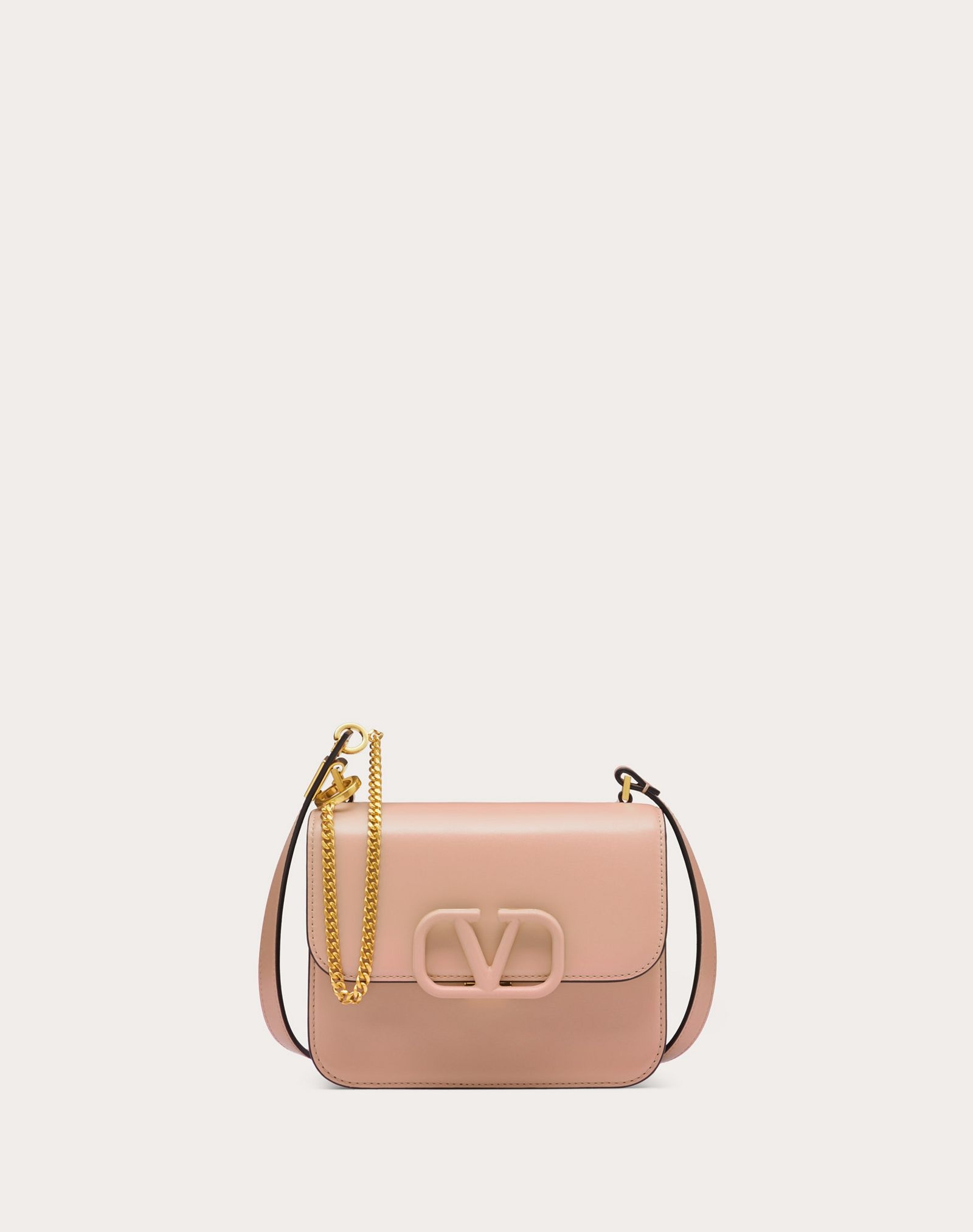 Small VSLING Shiny Calfskin Shoulder Bag - 1