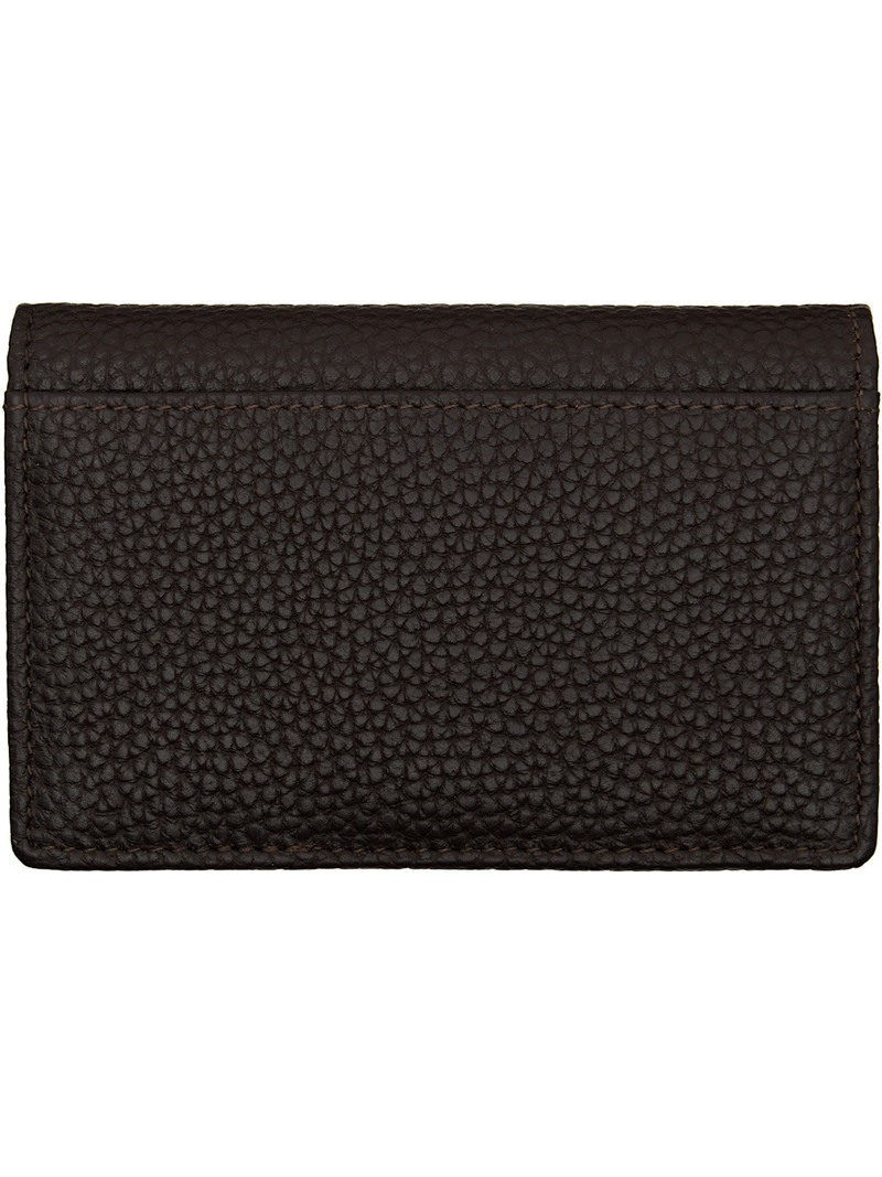 Diesel Brown Hissu Evo IV Card Holder outlook