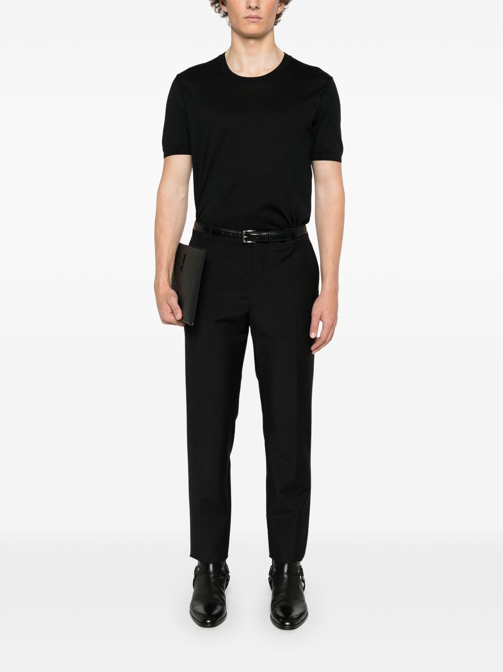 fine-knit T-shirt - 2