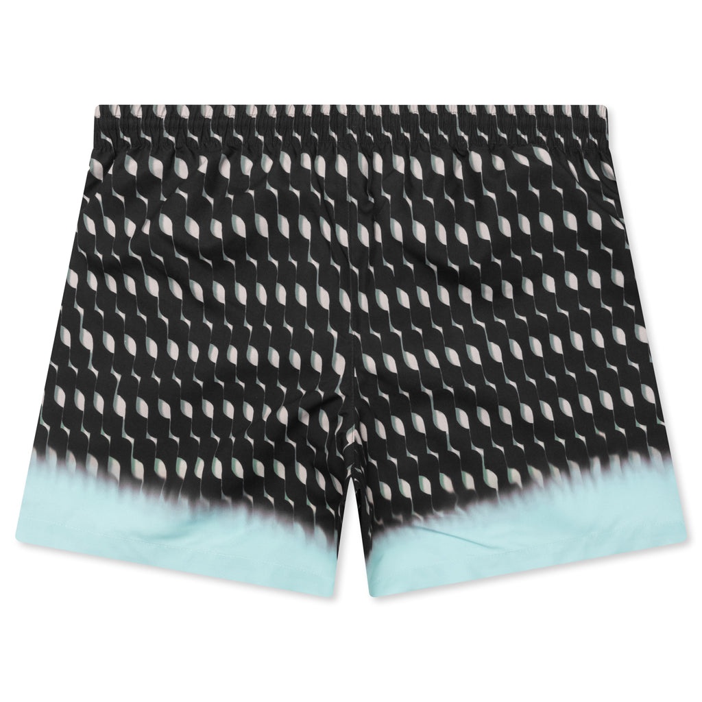PRINTED SWIM SHORTS - BROWN - 2