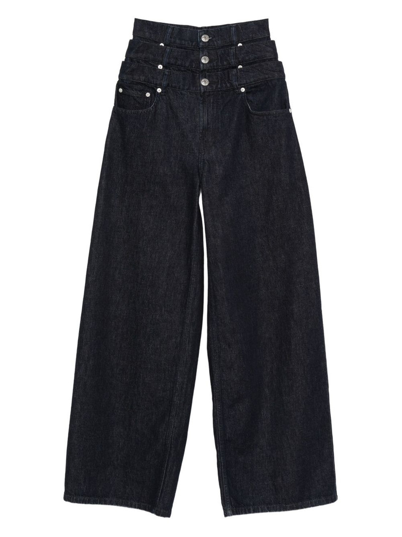layered triple jeans 1