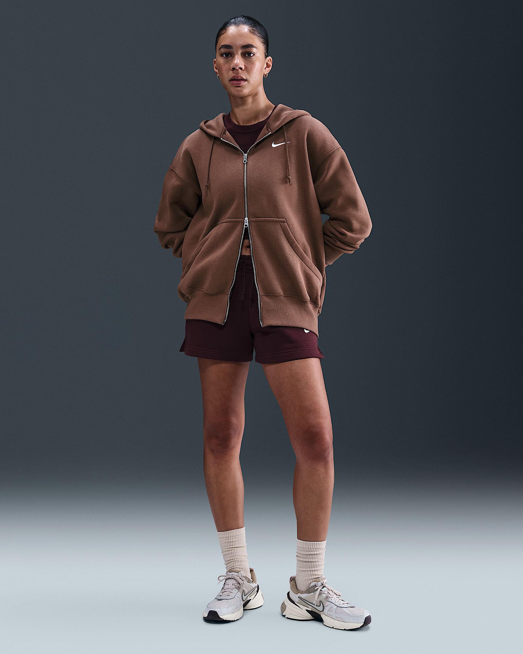 Nike Sportswear Phoenix Fleece Women's Oversized Full-Zip Hoodie - 4
