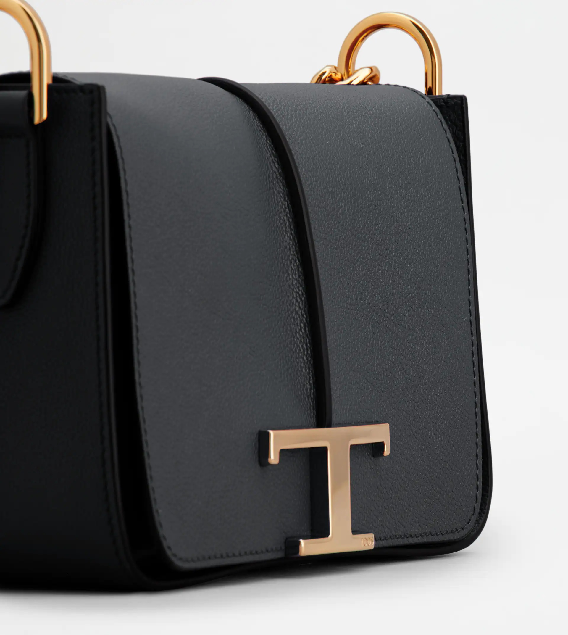 TIMELESS CROSSBODY BAG IN LEATHER MINI - BLACK - 4