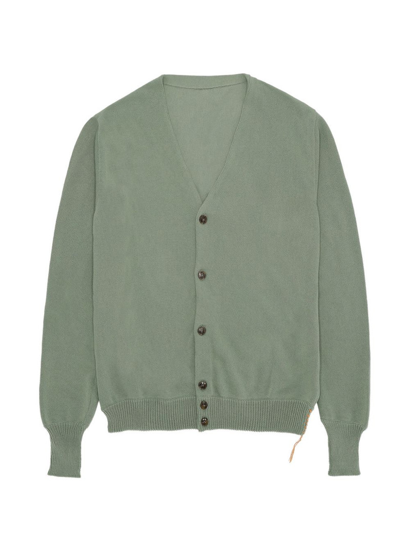 buttoned ribbed cardigan 1