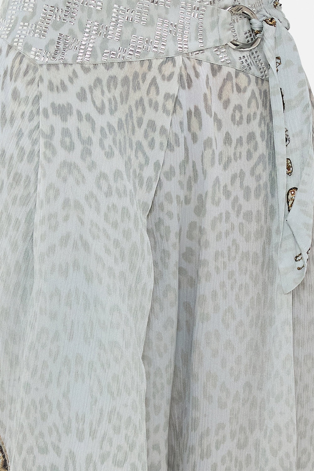 ASYMMETRICAL BELTED PANT - 6