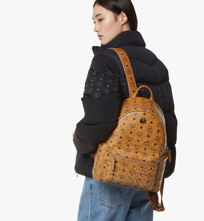 Stark Side Studs Backpack in Gold Crystal Visetos 9