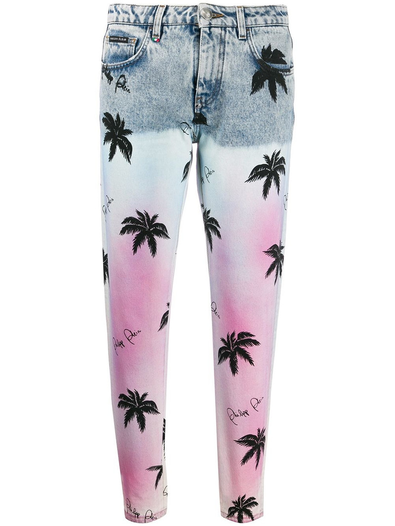 printed boyfriend jeans 1