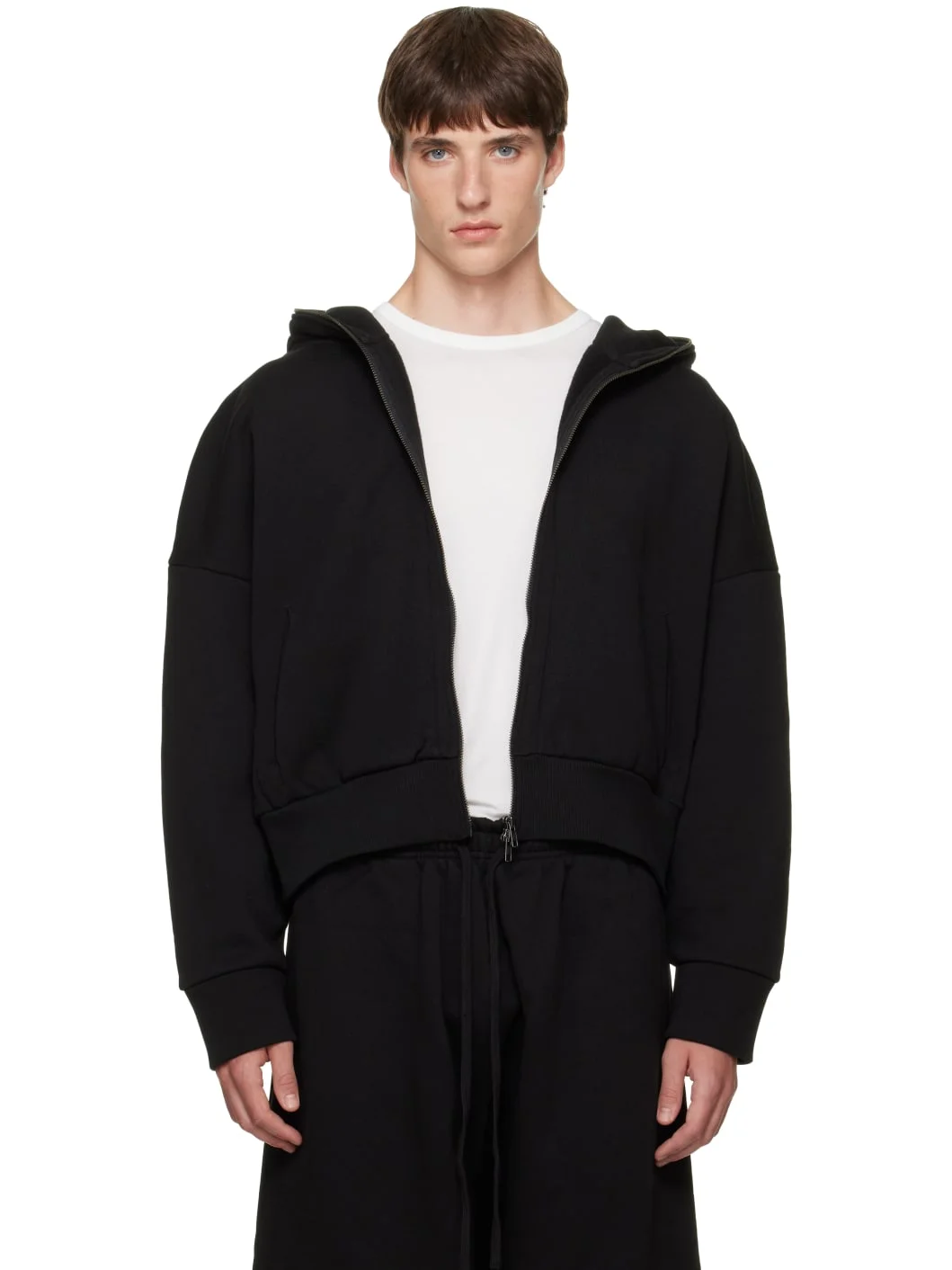 Black Eternal Zip Hoodie - 1