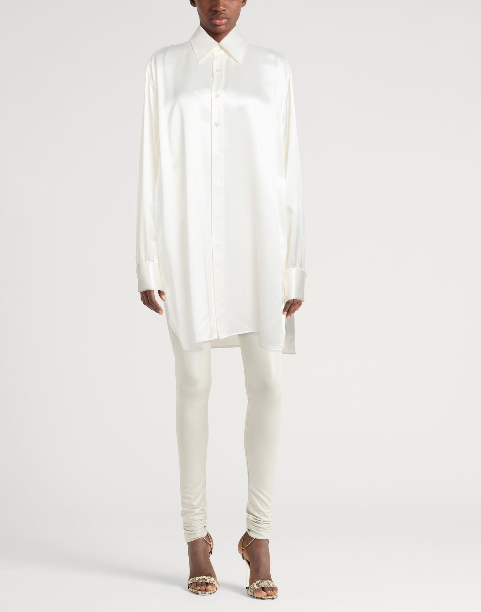 Off white Women's Silk Shirts & Blouses - 2