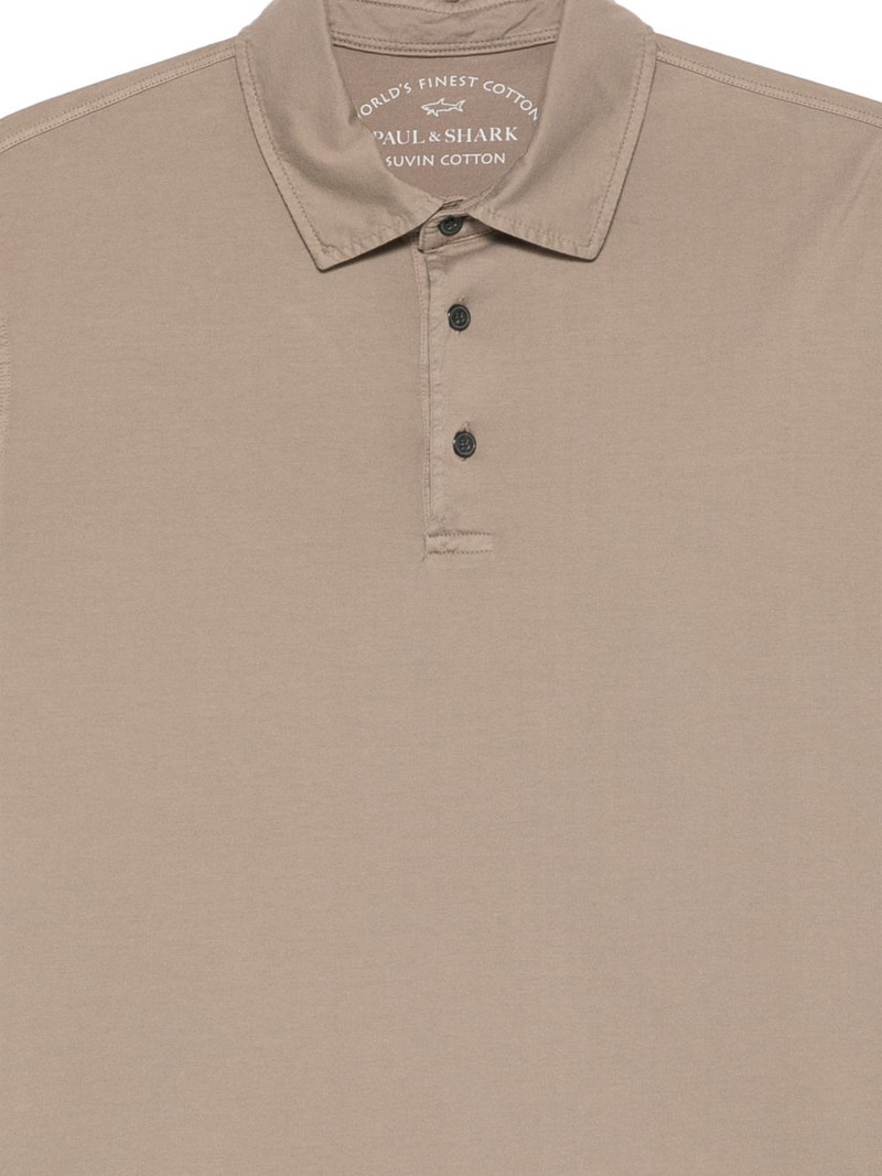 buttoned short-sleeve polo shirt 3