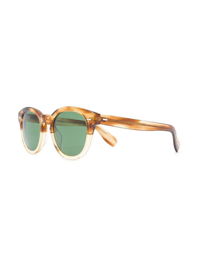 Oliver Peoples tortoiseshell detail sunglasses outlook