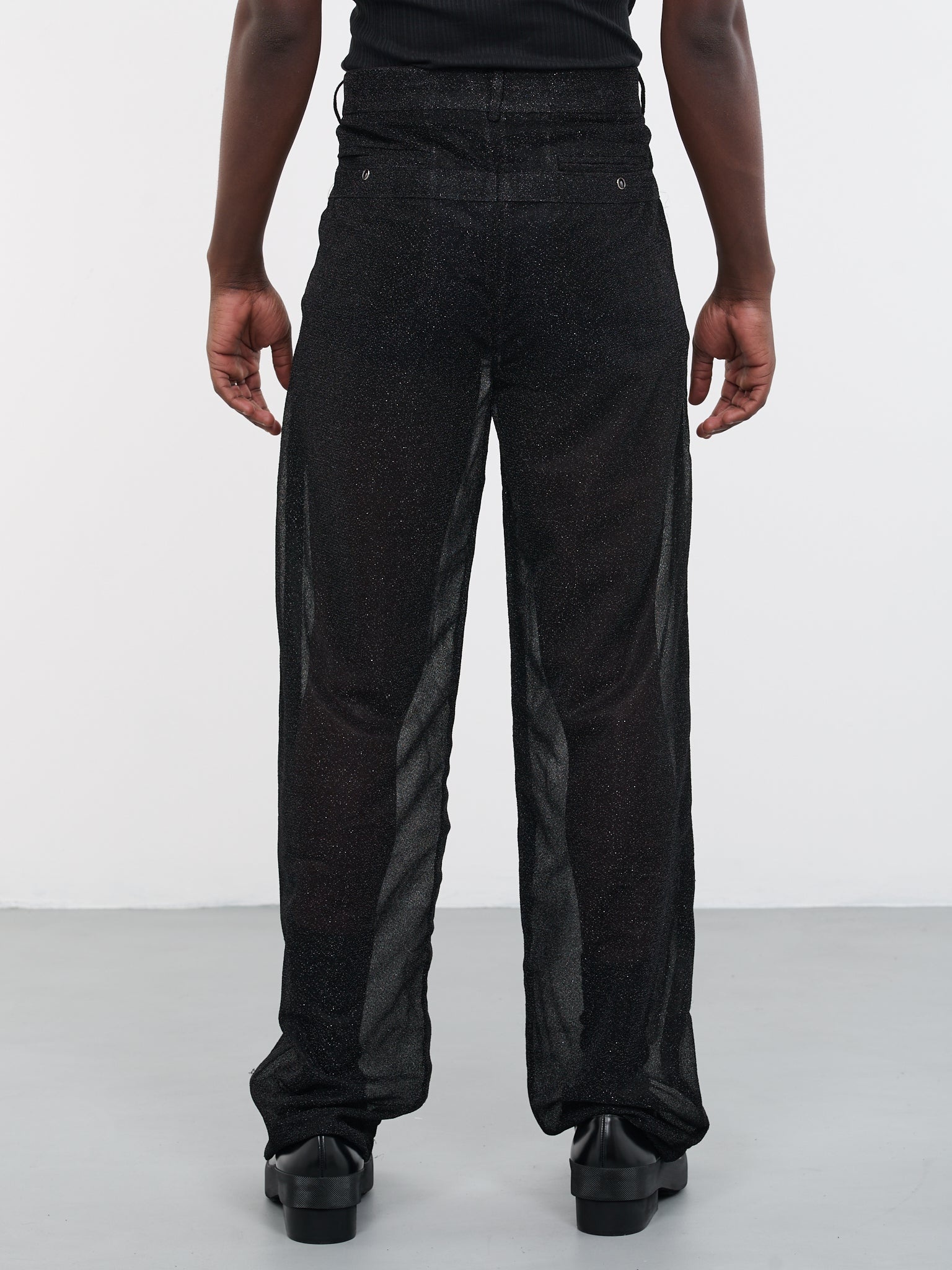 Sparkle Silk Velour Trousers - 3