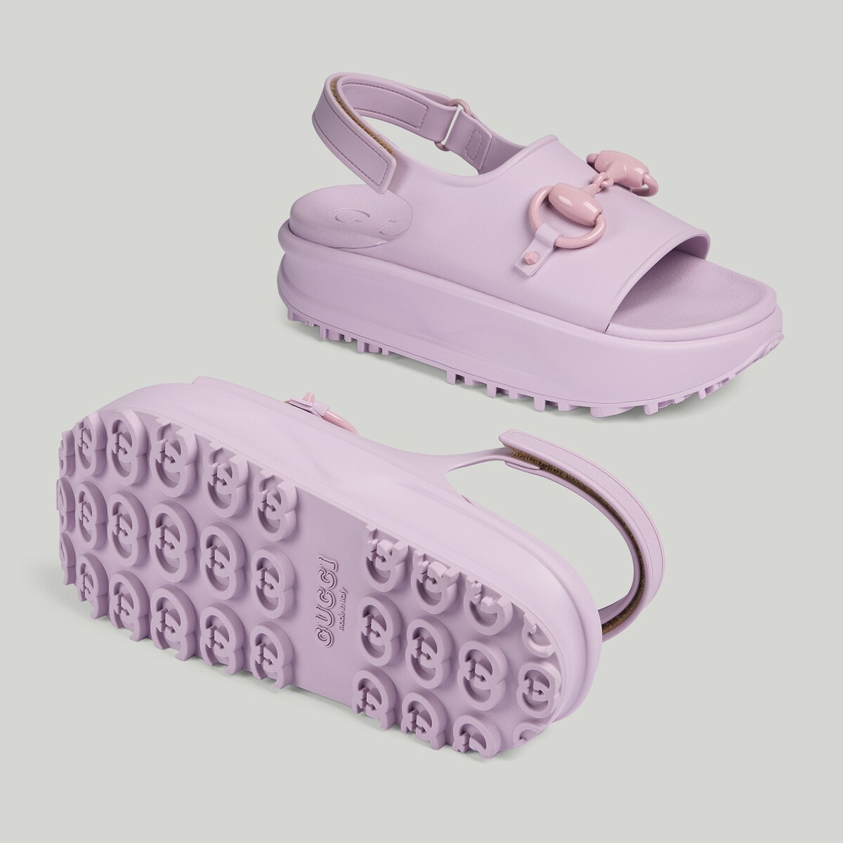 Women's Horsebit flatform sandal - 5