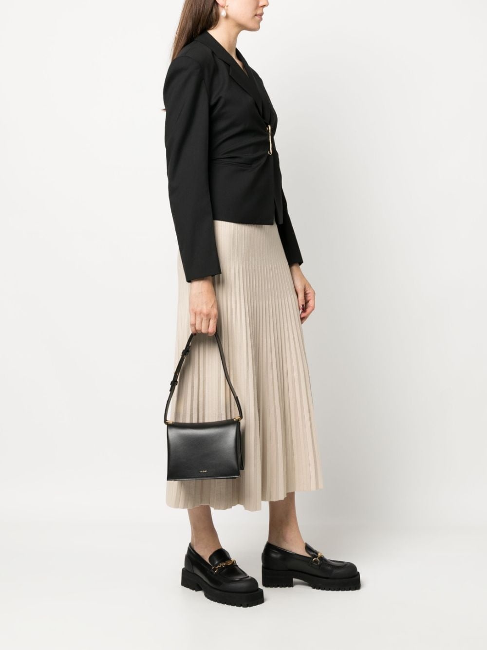 Uma box leather shoulder bag - 2