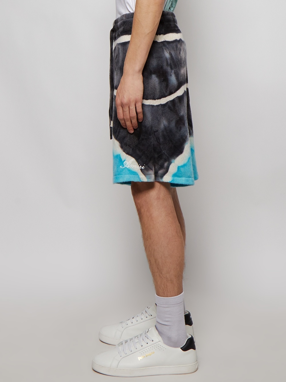 Space Dye Shorts Dark Grey And Blue - 4