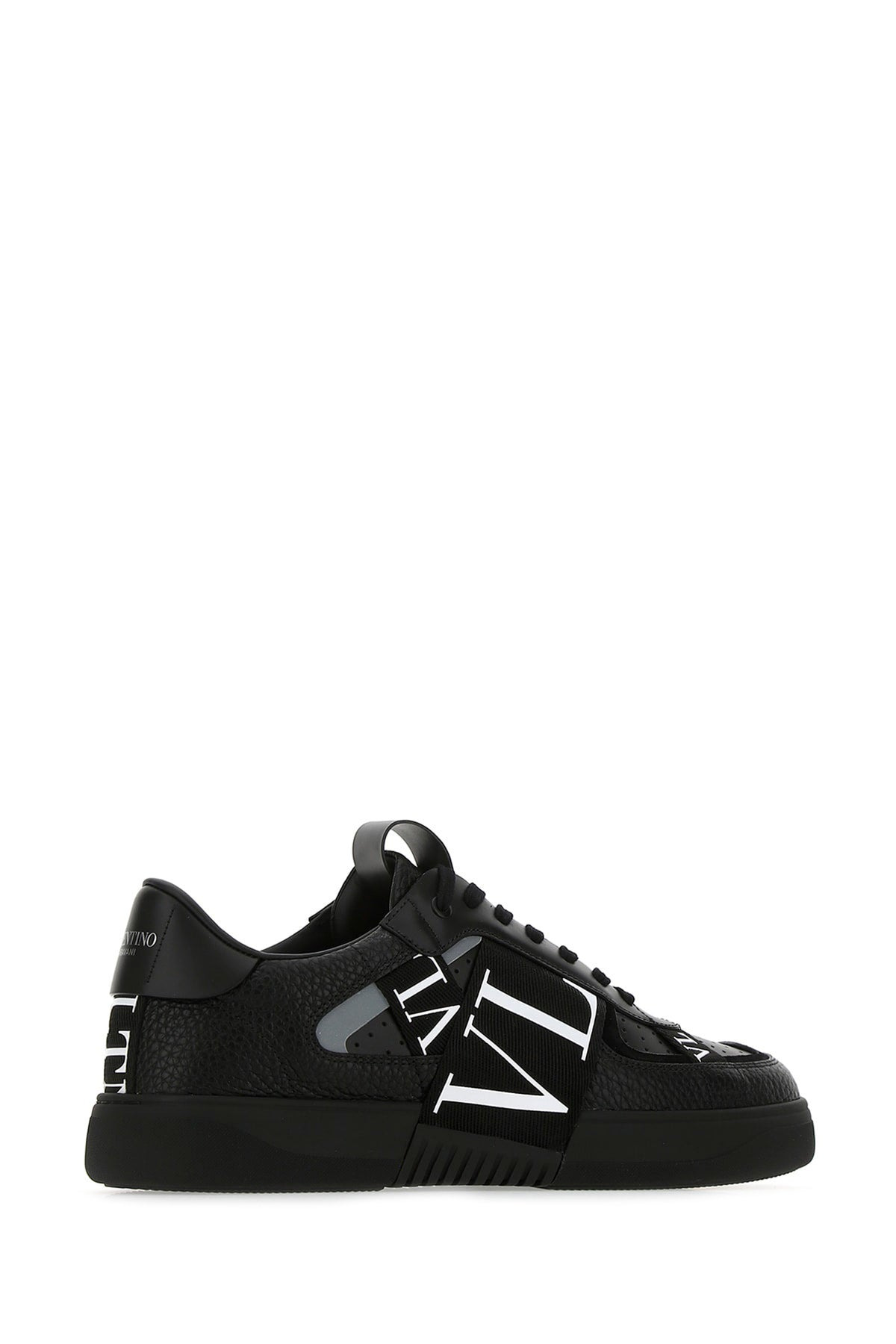 Black leather VL7N sneakers - 3