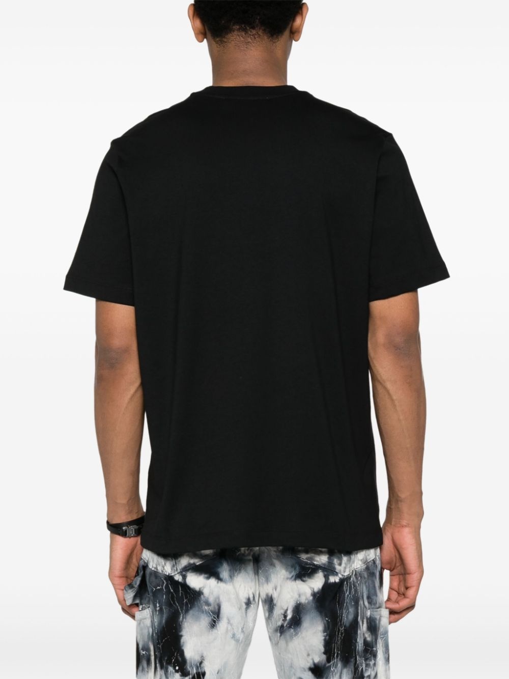 embroidered-logo cotton T-shirt - 4