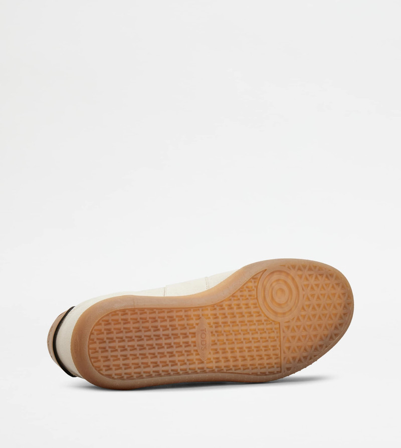 TOD'S TABS SNEAKERS IN NUBUCK - BEIGE, OFF WHITE 4