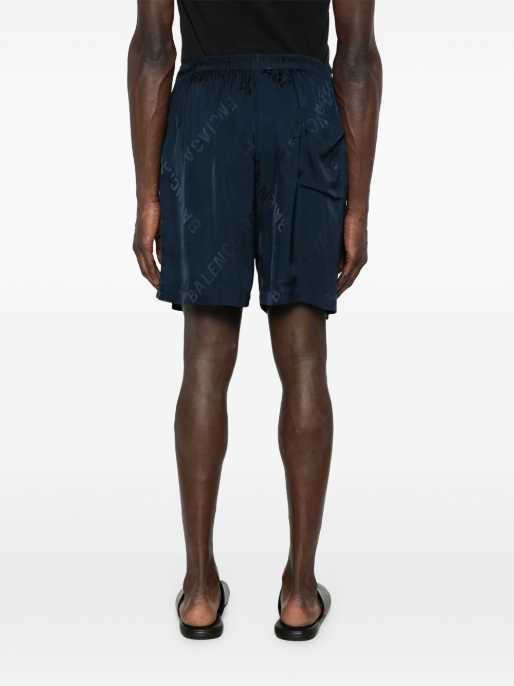 logo-jacquard shorts - 4