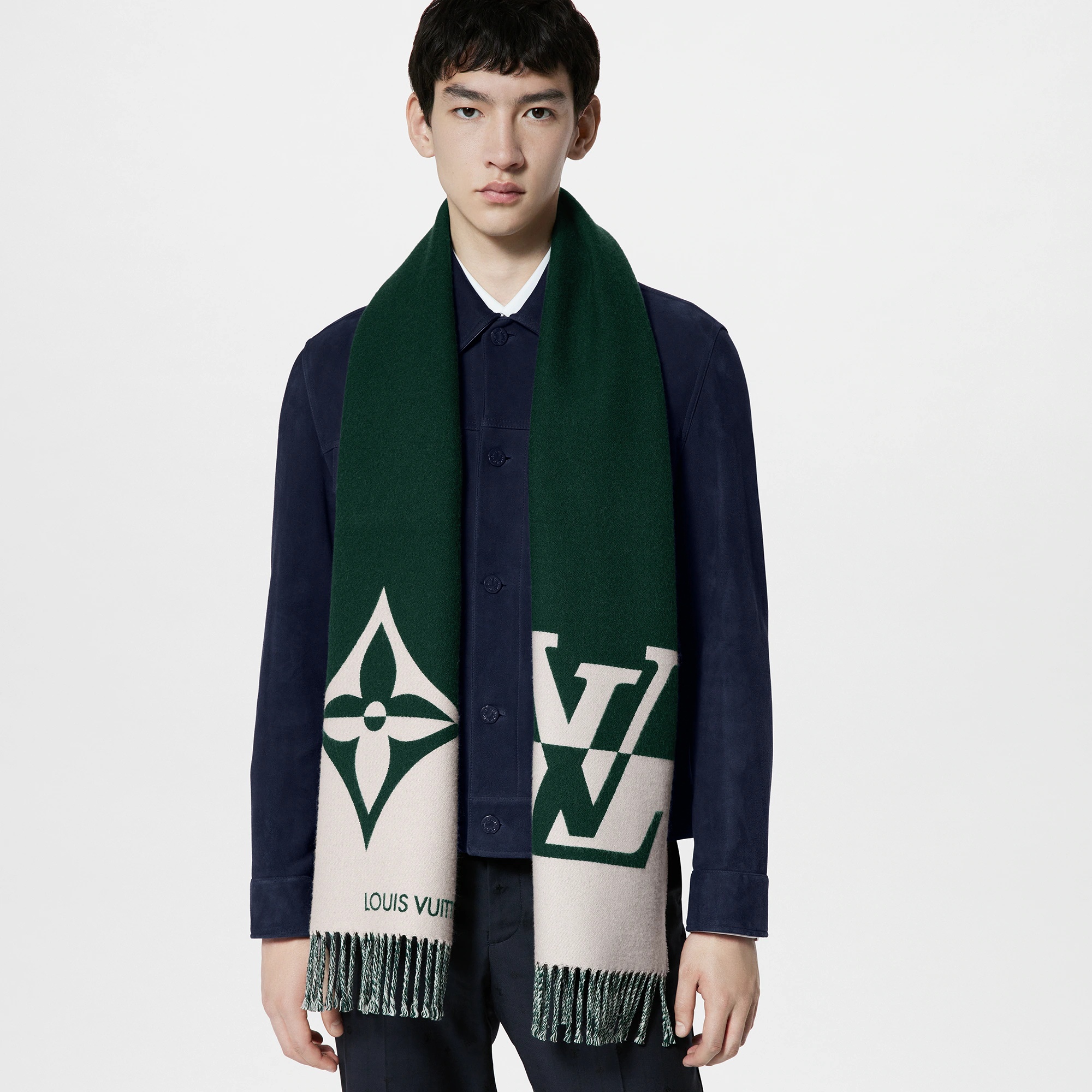 Graphic Dual Scarf - 7
