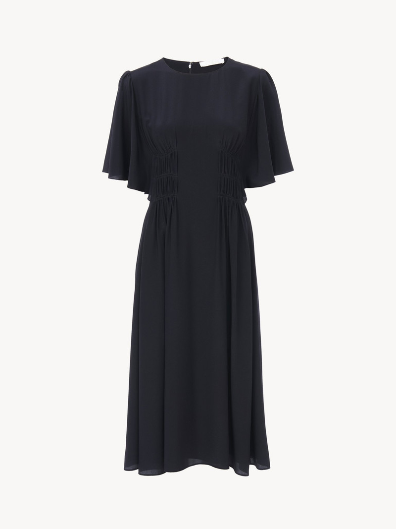 Chloé WING-SLEEVE FLARE DRESS outlook