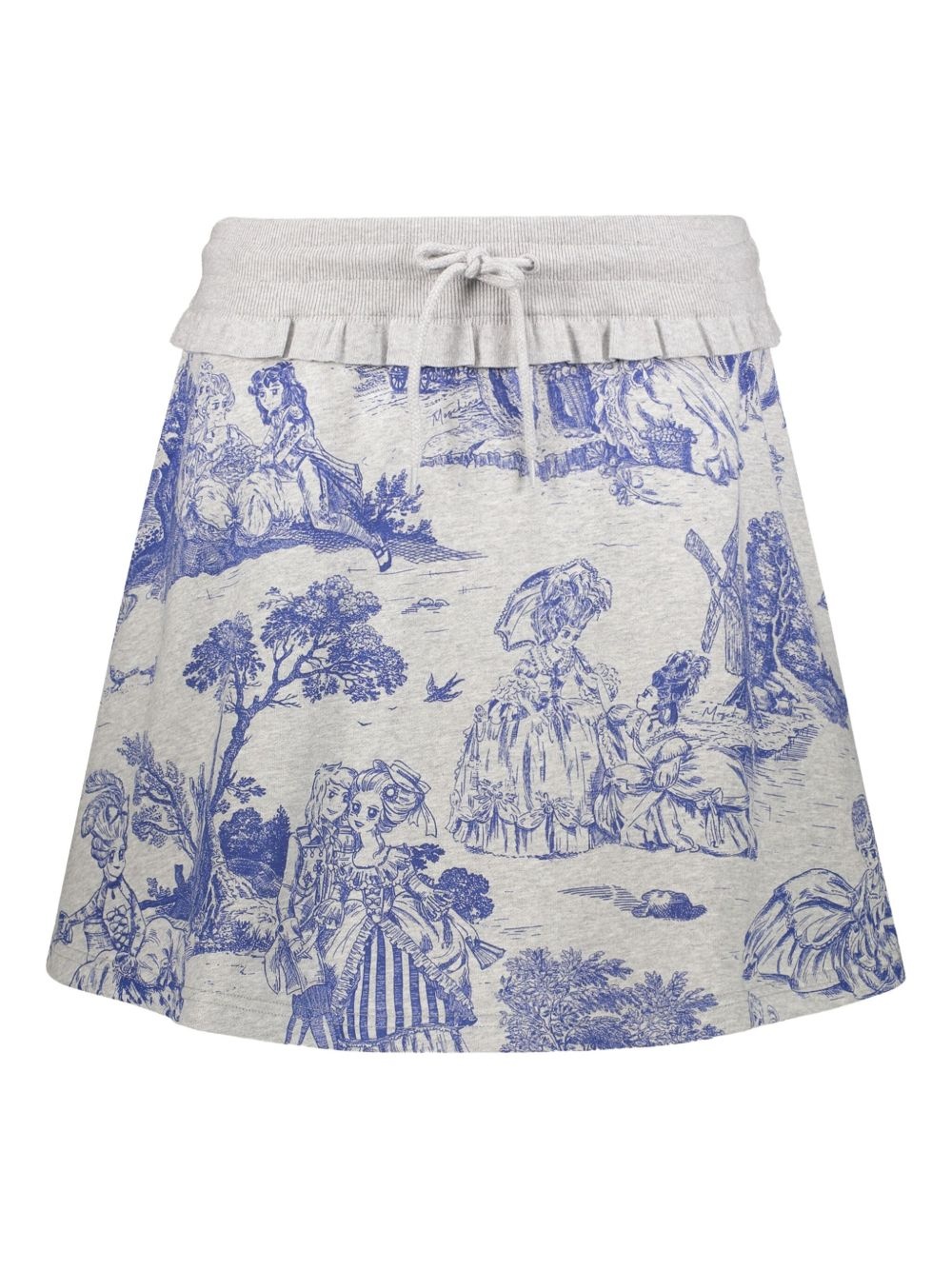 printed mini skirt - 1