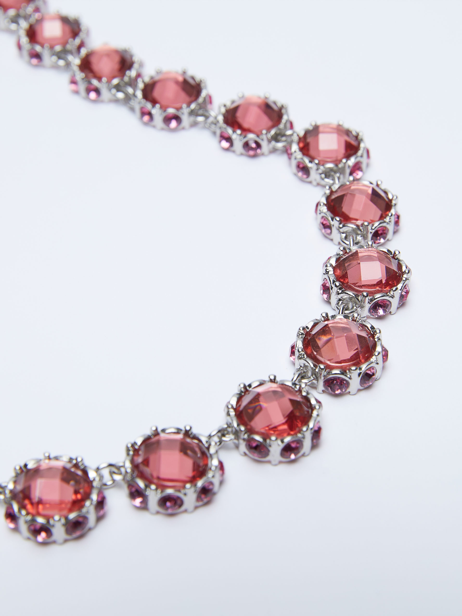 BRUNNER Metal and glass necklace - 3