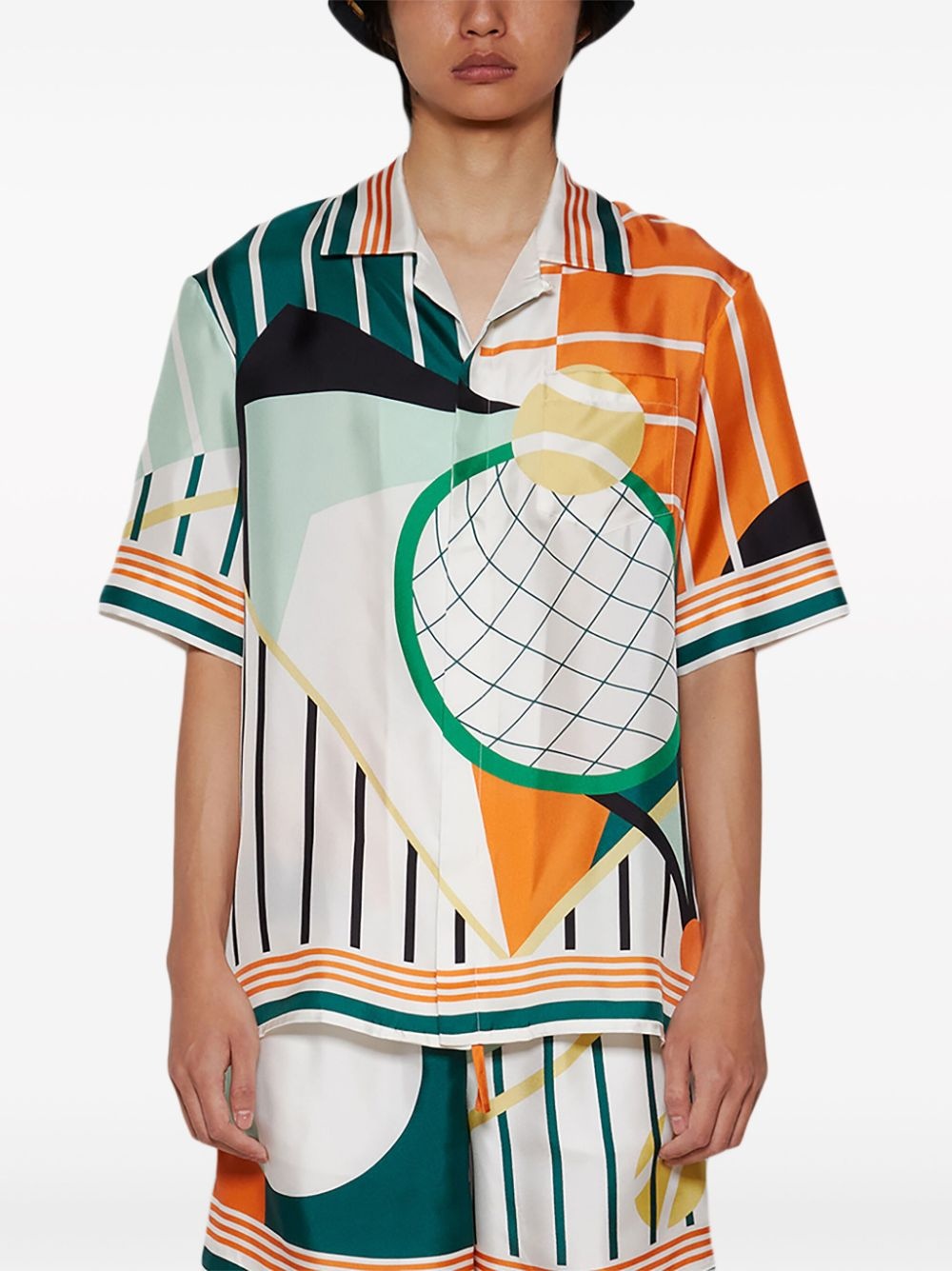 Court Abstrait silk shirt - 3