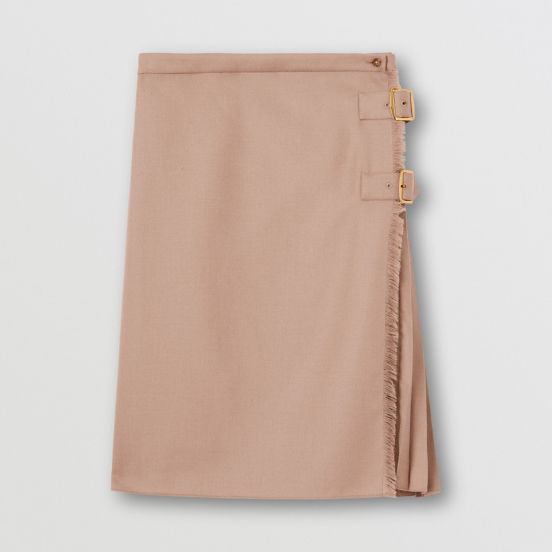 Pleated Panel Wool Kilt 1