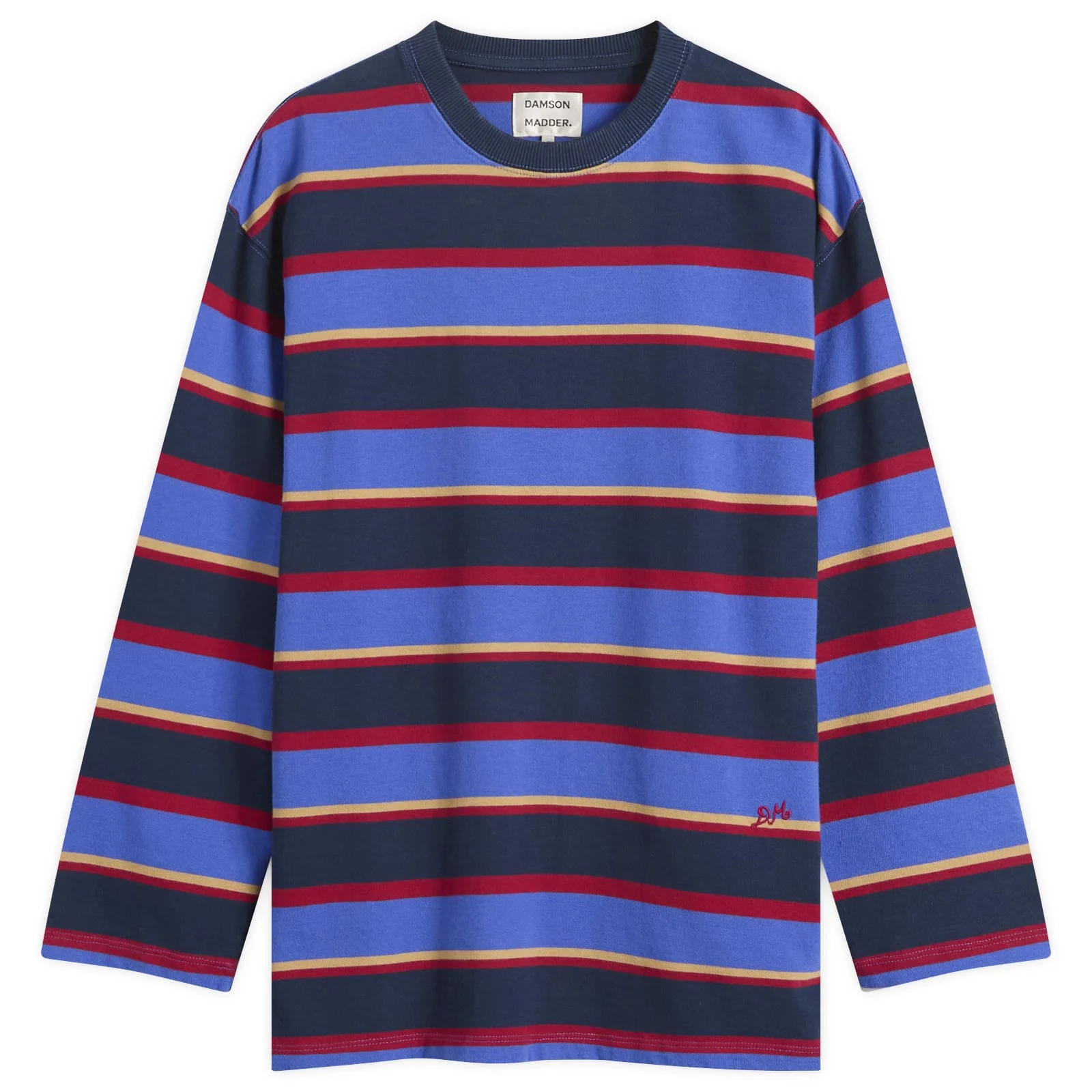 Damson Madder Ali Long Sleeve Stripe T-Shirt - 1