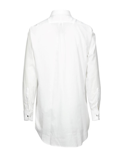 Burberry White Men's Solid Color Shirt outlook