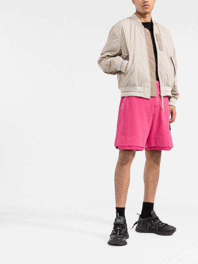 Stone Island Shadow Project speckled cotton shorts outlook