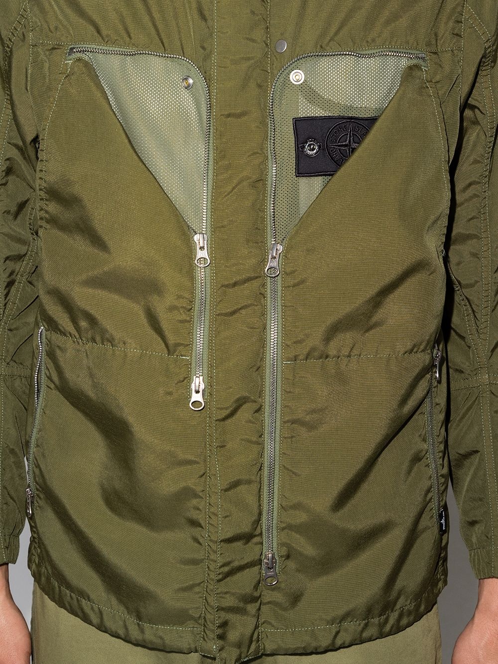 vent-panel hooded jacket - 4