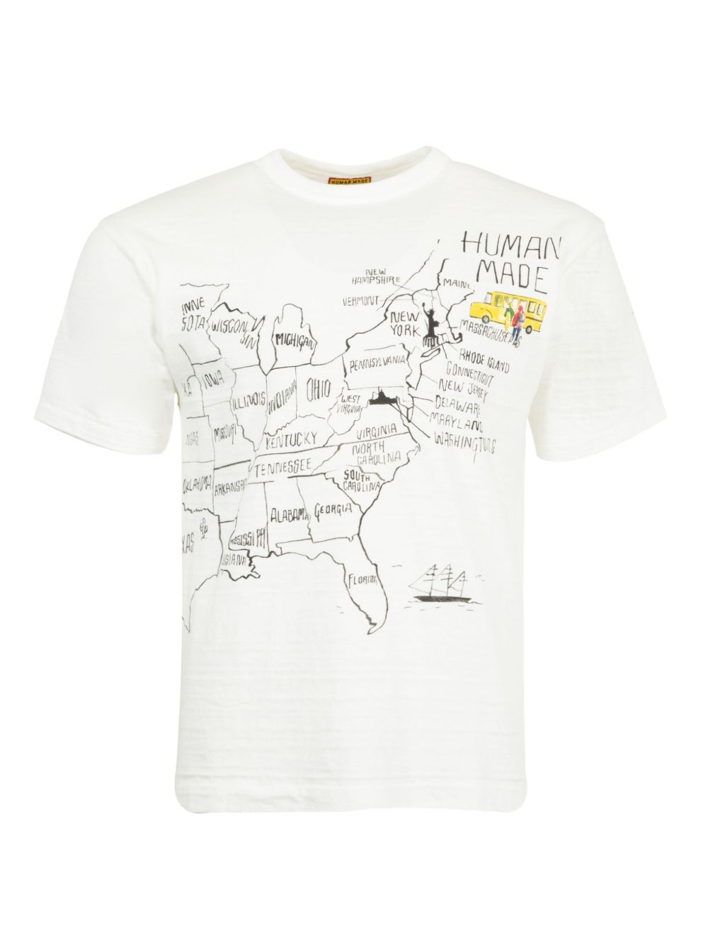 crew-neck graphic T-shirt - 1