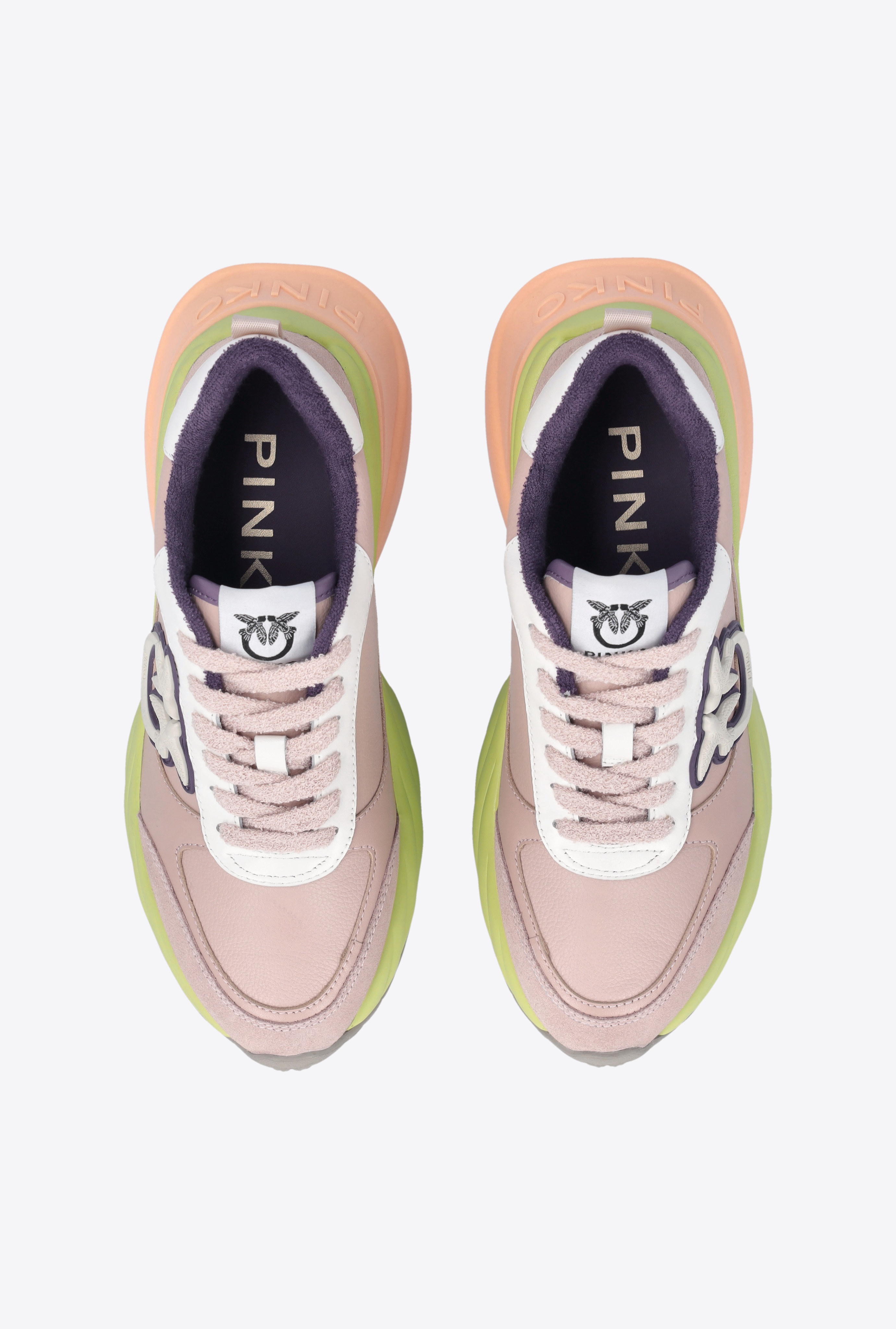 MULTICOLOURED ARIEL SNEAKERS WITH SUEDE DETAILS - 8