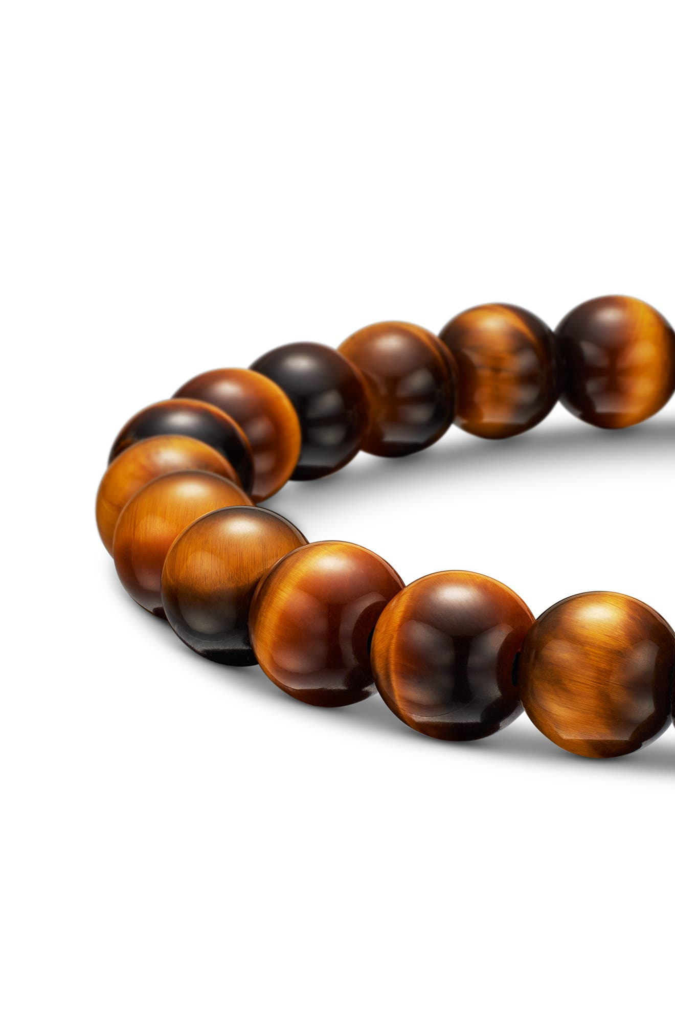 David Yurman Men's Spiritual Beads Bracelet in Tiger Eye at Nordstrom - 4