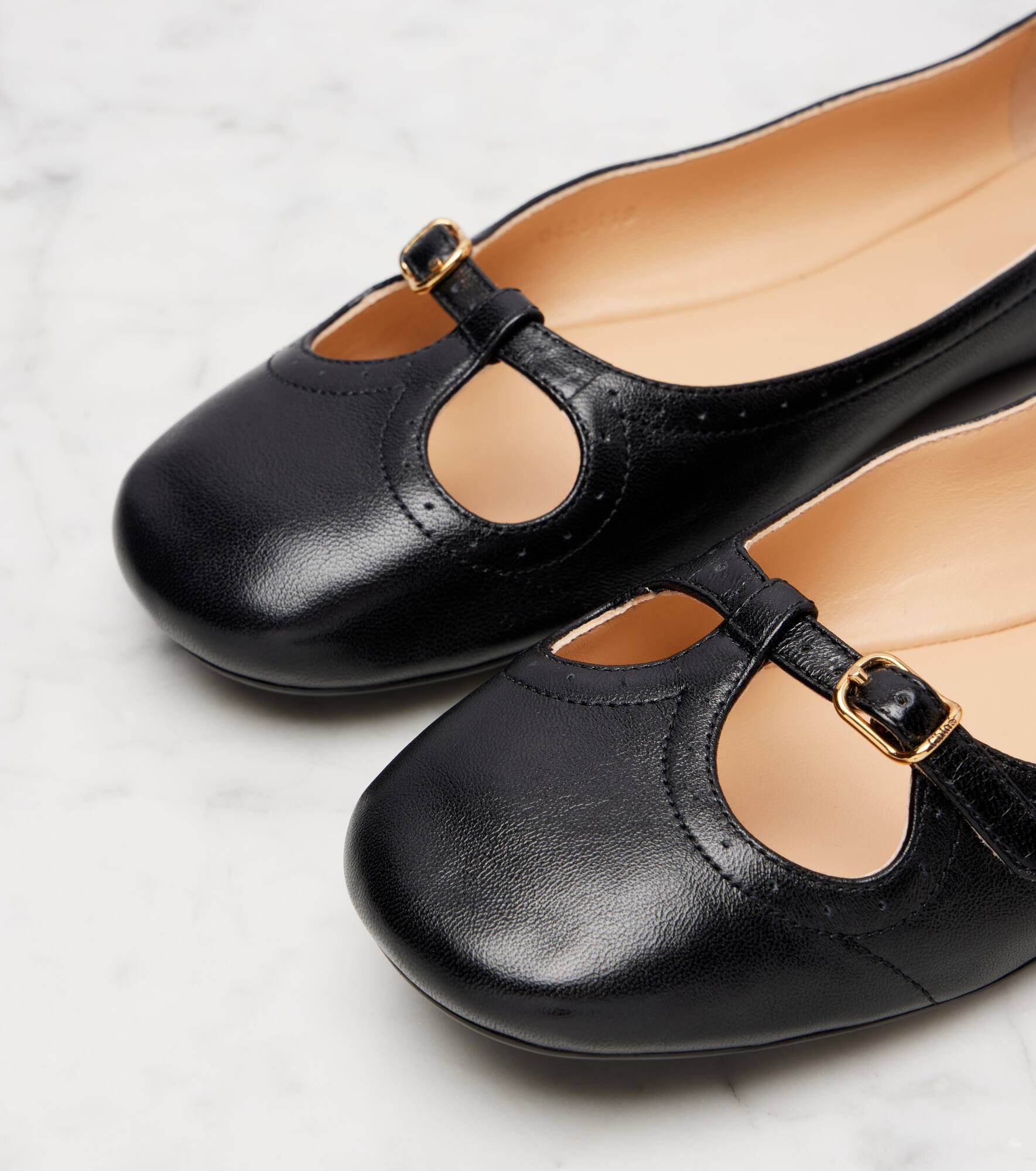 Leonore leather ballet flats - 5