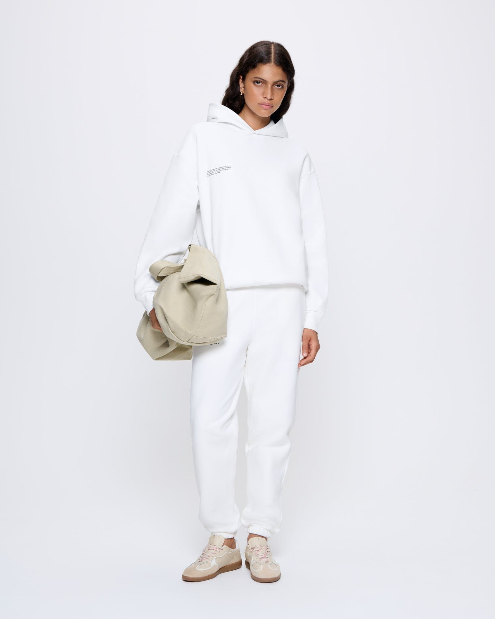Womens 365 Heavyweight Track Pants - Off-White - 2