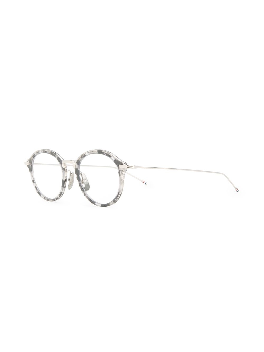 marble effect round glasses - 2