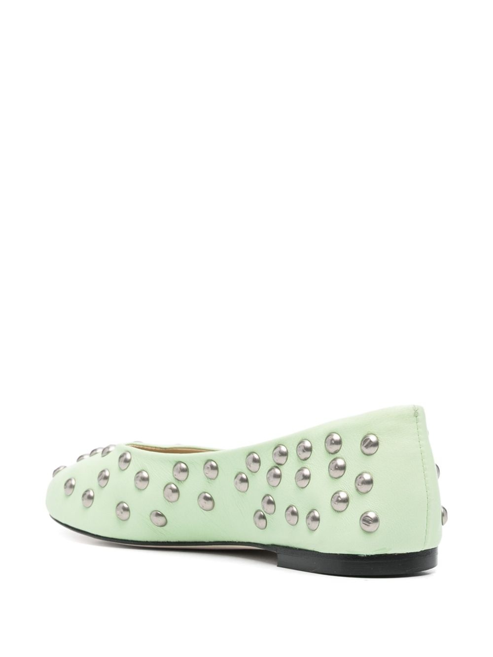 stud-embellished ballet flats - 3