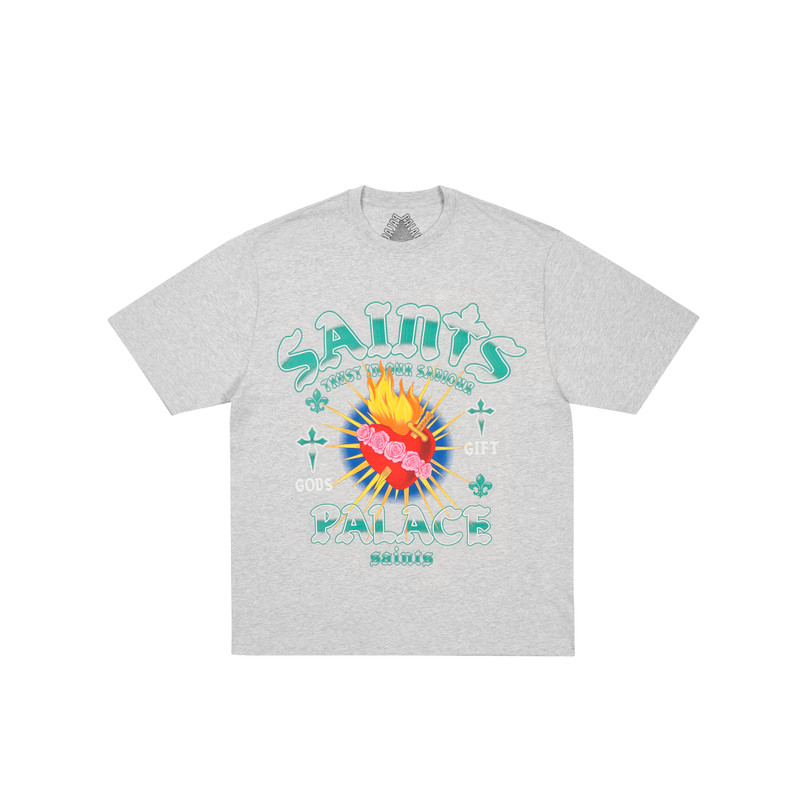 GODS GIFT T-SHIRT GREY MARL 1