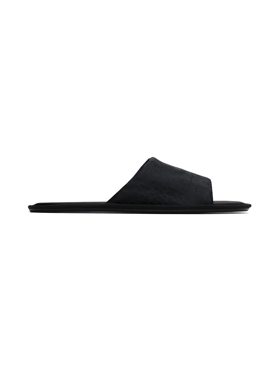 Black Frances Slippers - 1