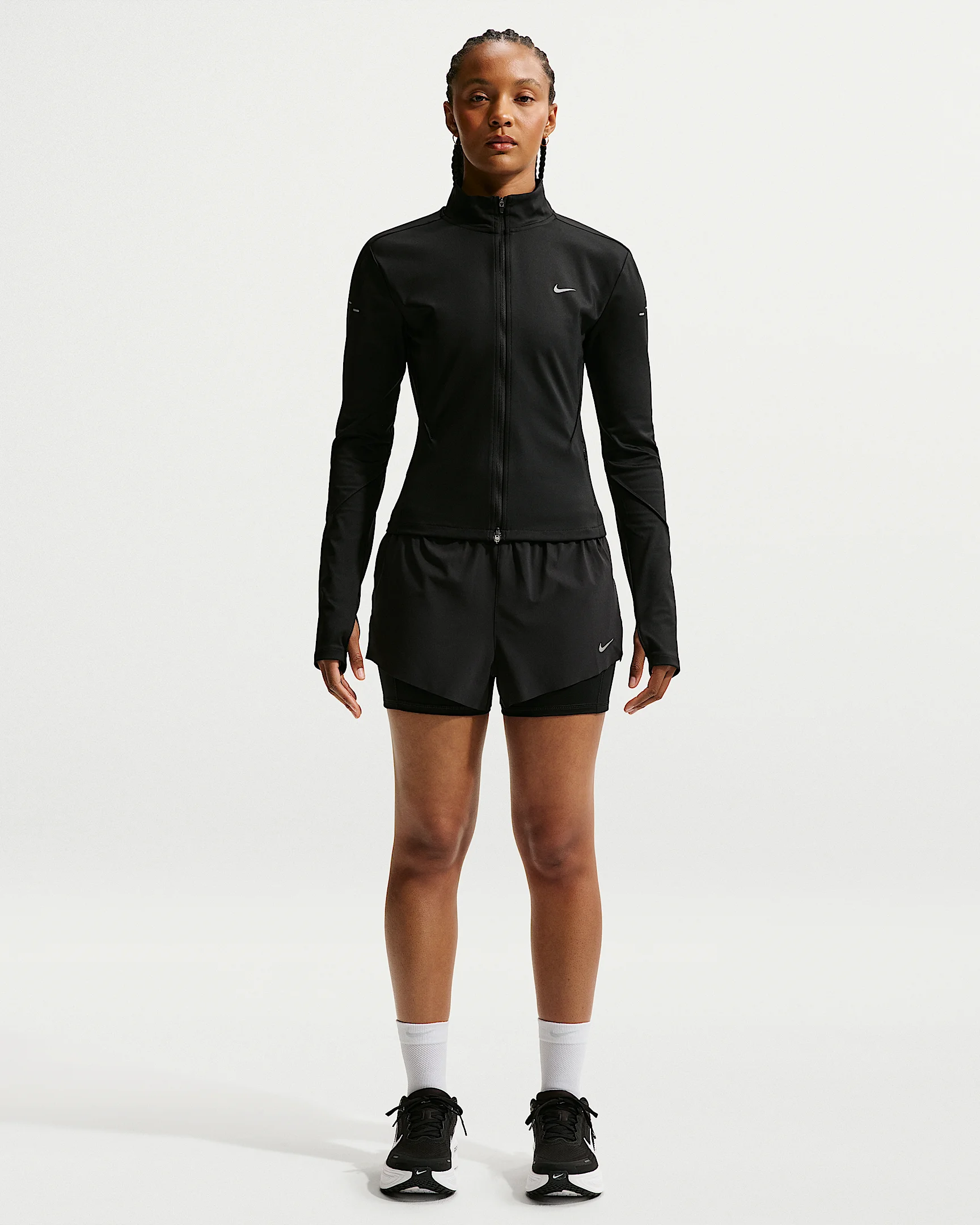 Nike Swift Women's Dri-FIT Mid-Rise 2-in-1 Running Shorts - 1