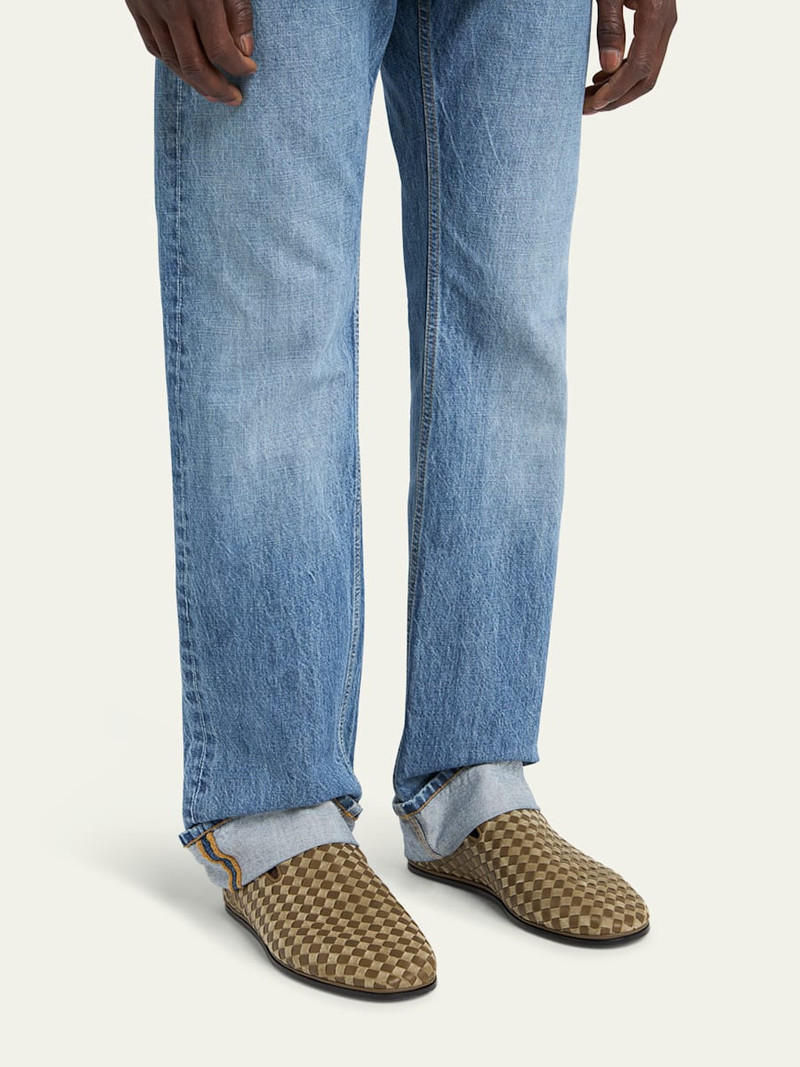 Bottega Veneta Men's Sunday Intrecciato Leather Slippers outlook