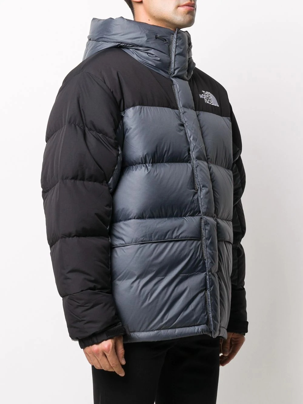 two-tone puffer jacket - 3