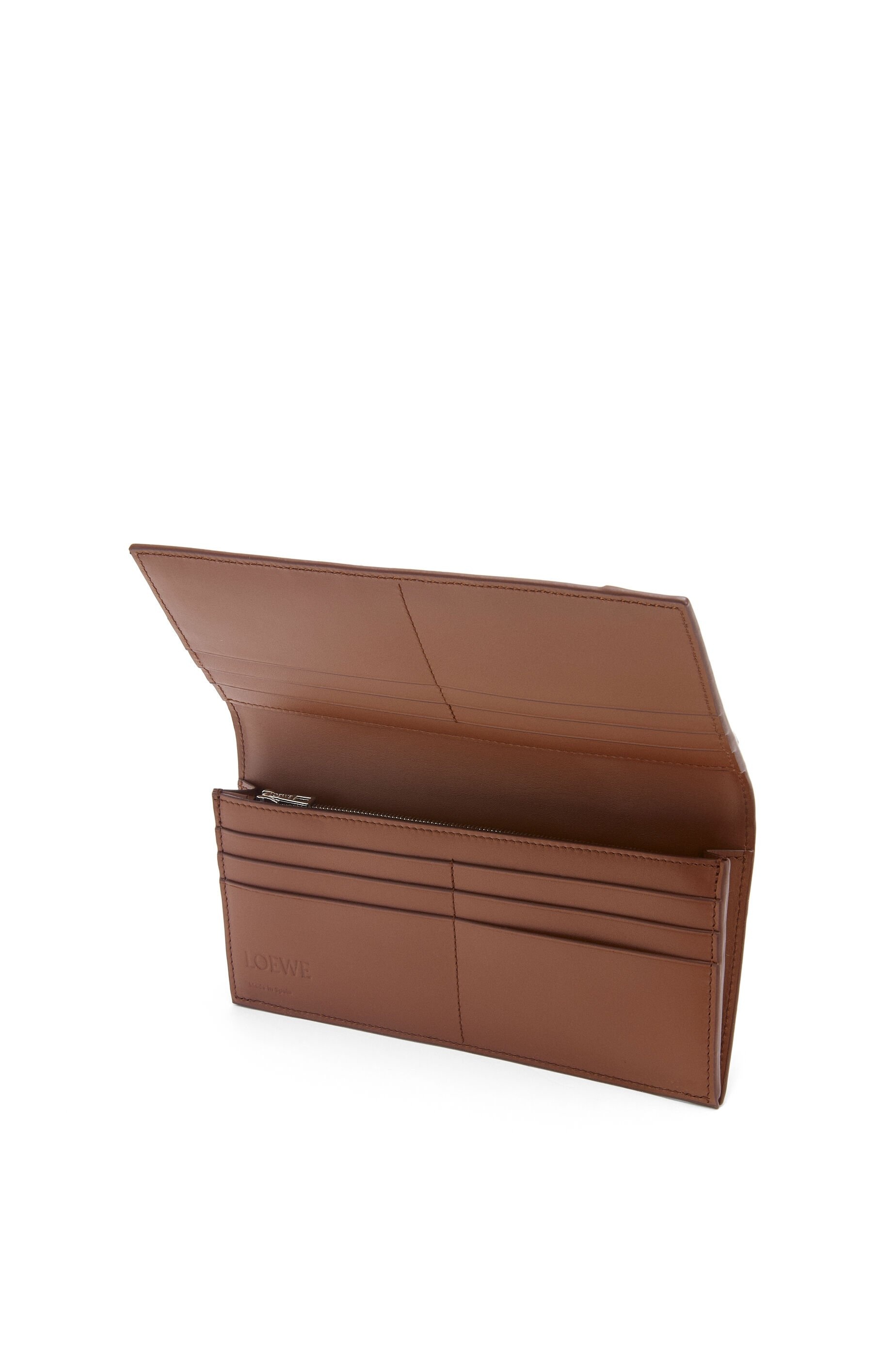 Puzzle long horizontal wallet in classic calfskin - 3