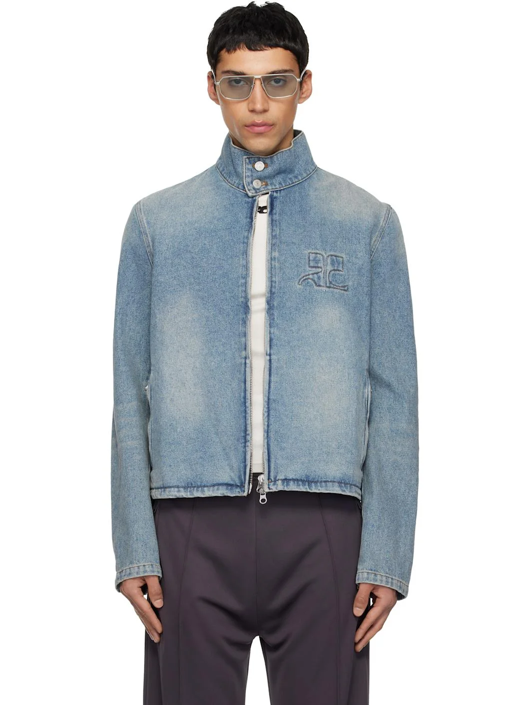 Blue City Shadow Denim Jacket - 1